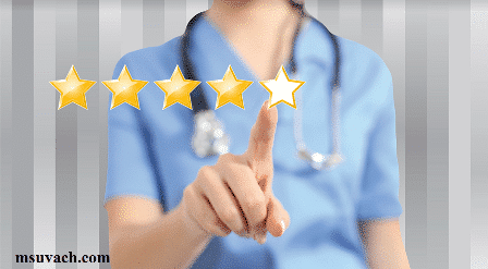 5 star rating of daily work 